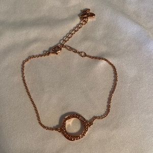 Rose gold bracelet